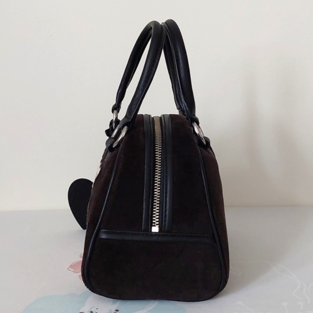 Rare Vintage juicy couture y2k small velvet Juicy American Princess stachel bag - Picture 2 of 16